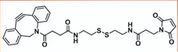 二苯并环辛炔-二硫键-马来酰亚胺，DBCO-SS-Maleimide，DBCO-SS-Mal