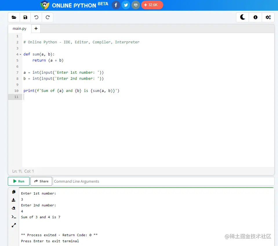 18个在线的 Python 解释器_python解释器-CSDN博客