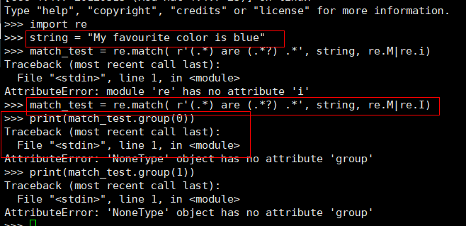 Python正则表达式使用