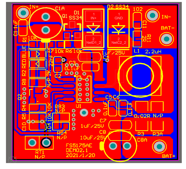 FS5175AE降压型1-4节锂电池充电芯片