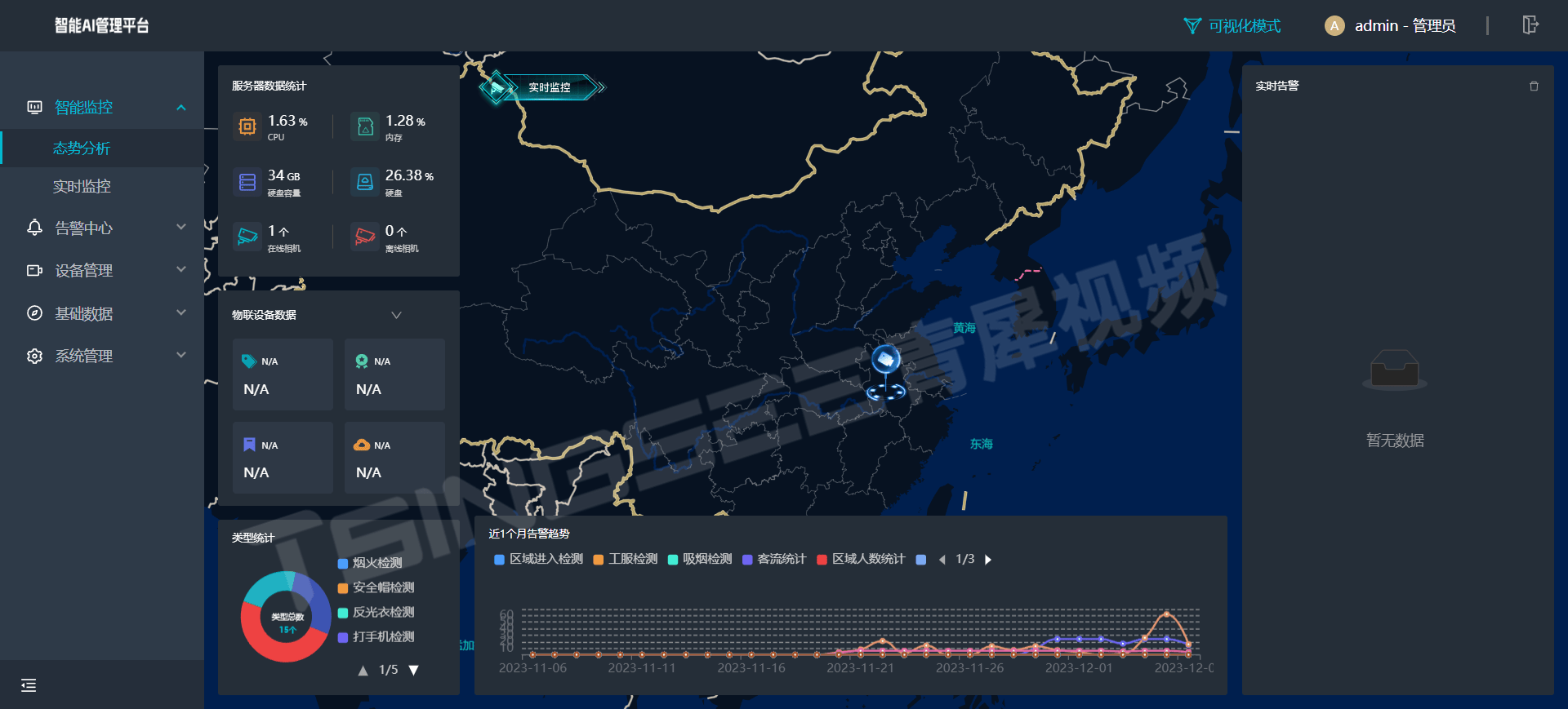 TSINGSEE青犀视频边缘计算AI智能分析网关V4告警消息语音推送的配置流程