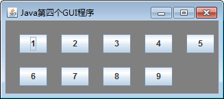 FlowLayout布局按钮结果