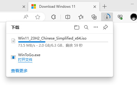 下载 Windows 系统和 WinToGo 制作工具