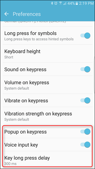 android 更改软键盘_如何在Android的Google键盘上更改声音和振动