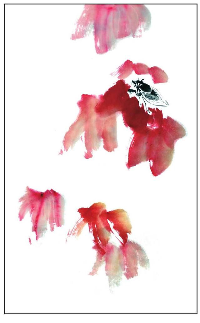七边形简单画法步骤图零基础国画教程分步骤教你画纺织娘蝉蝗虫画法