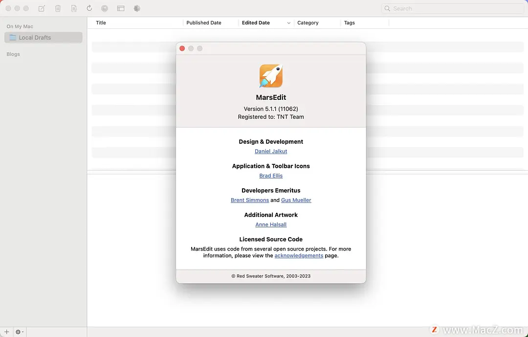MarsEdit 5 for Mac(博客编辑软件) - 博客创作的完美拍档！