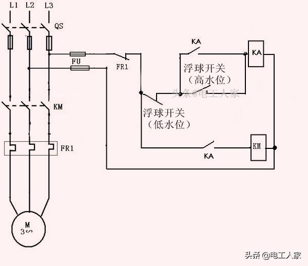 220v自吸泵接线图图片