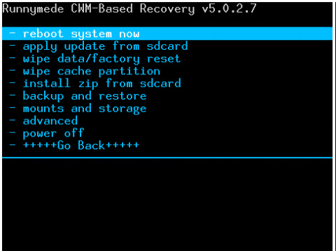 android英文菜单安卓recovery菜单中英文对照