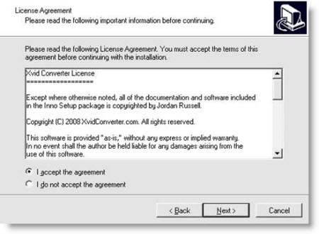 license agreement