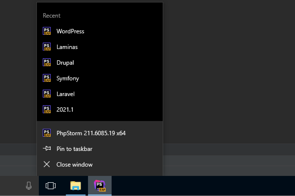 Phpstorm 2021 1 可在windows上快速访问最近的项目 不如温暖过生活的博客 Csdn博客
