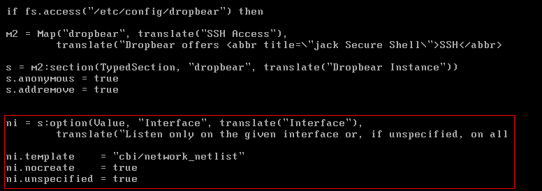 dropbear ssh to 2016.74