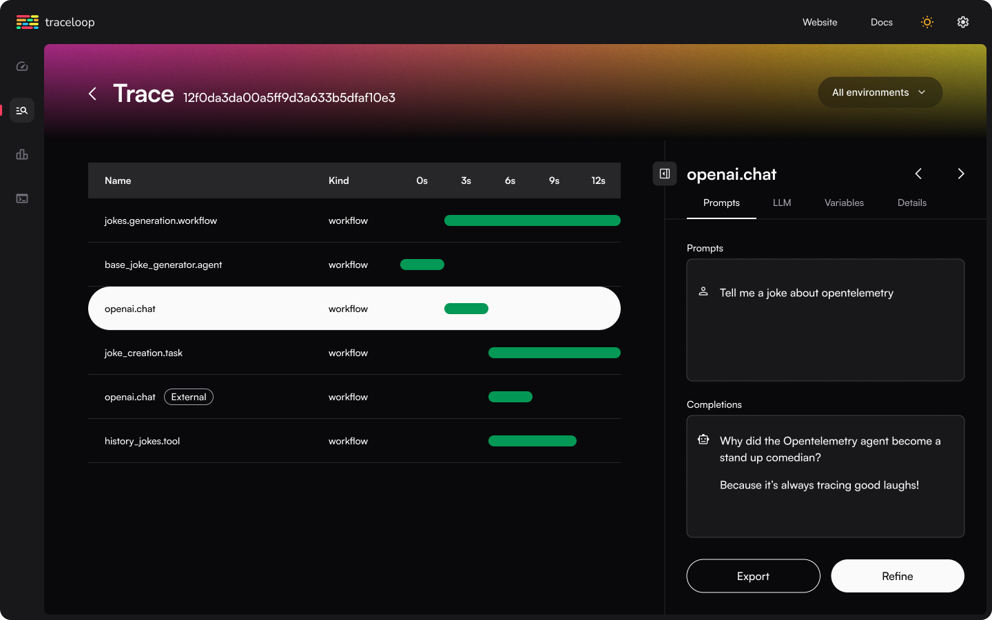 3.2K+ Star！OpenLLMetry：一个开源的LLM应用可观测性工具