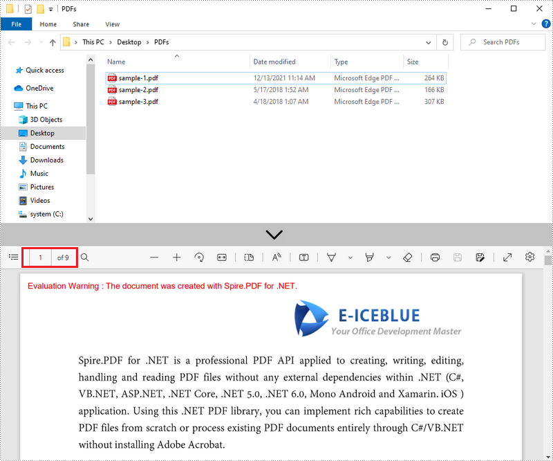 C#/VB.NET：合并 PDF 文档