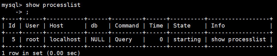 MySQL数据库的操作