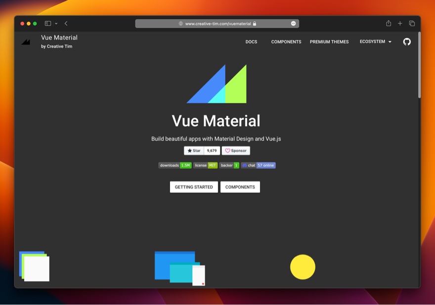 Vue Material 官网