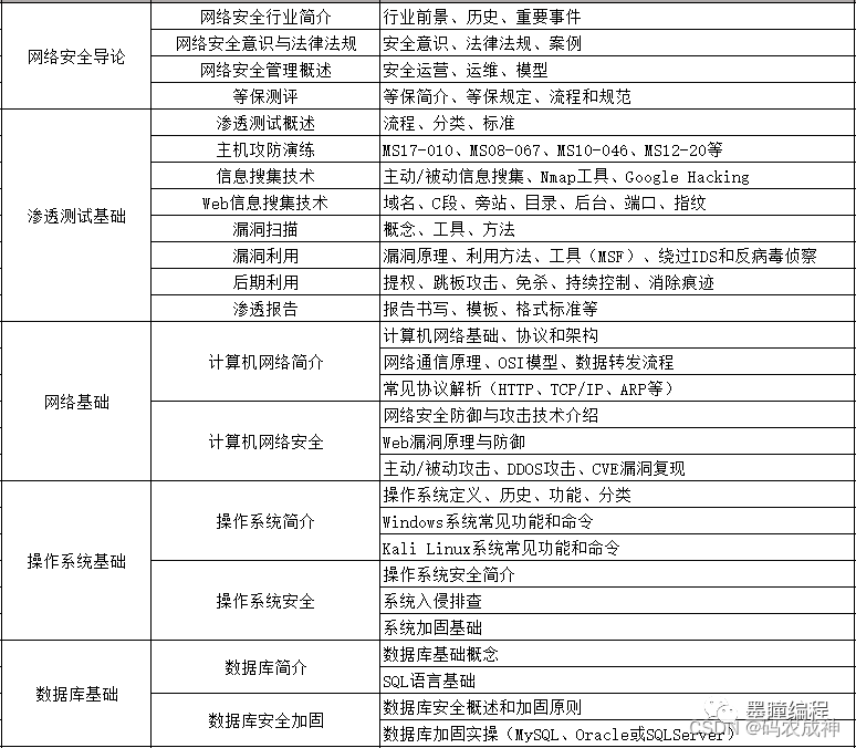 网络安全自学入门：（非常详细）从零基础入门到精通学习路线&规划