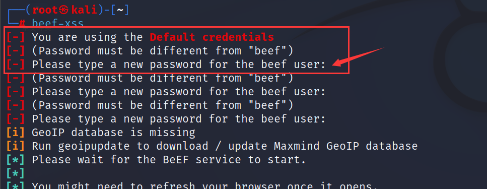 beef-xss详细教程(一文带你学会beef) | Kali下安装beef | beef-xss反射型，储存型利用 | beef实现Cookie会话劫持 | 键盘监听 | 浏览器弹窗，重定向等,image.png,第2张