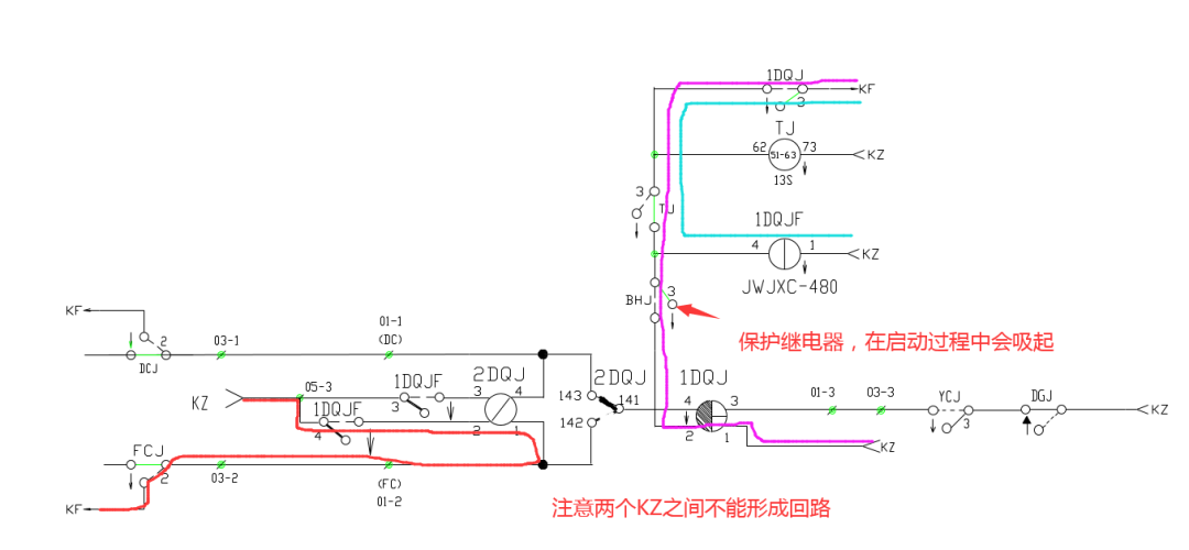 六线制双动道岔电路图图片