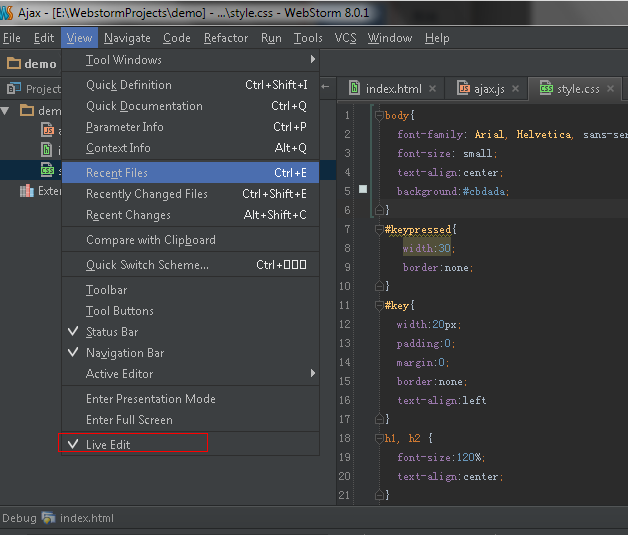 intellij html 实时预览,解决intellij idea中使用live edit插件不能在chrome即时显示css变化的方法 ...