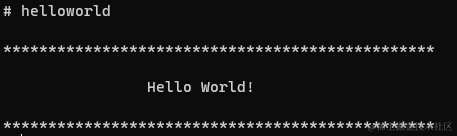 helloworld