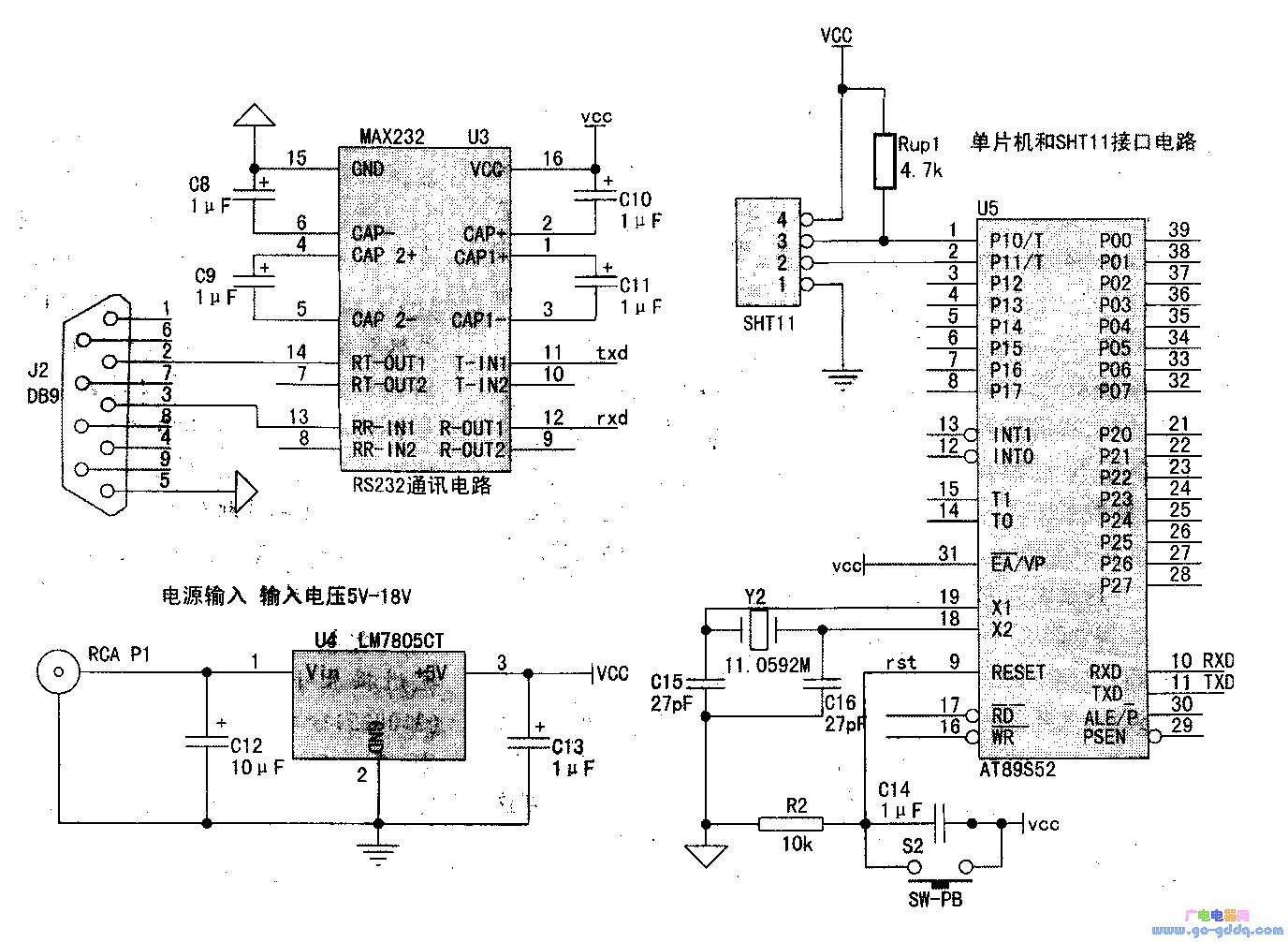SHT11的C语言,用SHT11 构成的温湿度监测系统-CSDN博客