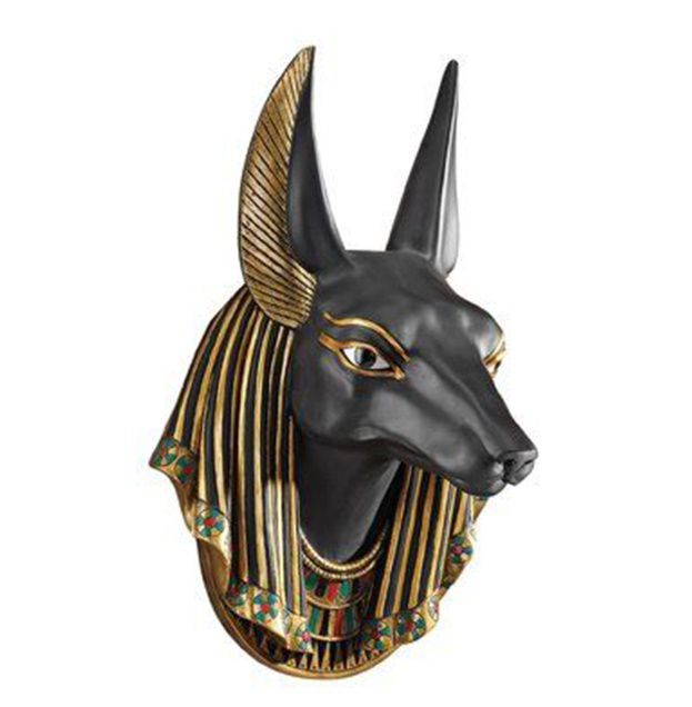 就有了玩家们会在游戏中遇到的黄金材质结合阿努比斯狗头特点做出来的