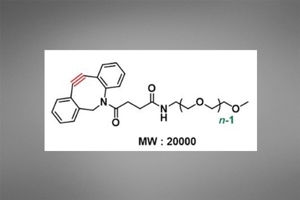 高分子PEG点击试剂DBCO-PEG20K-OMe,二苯并环辛炔-PEG20K-甲基