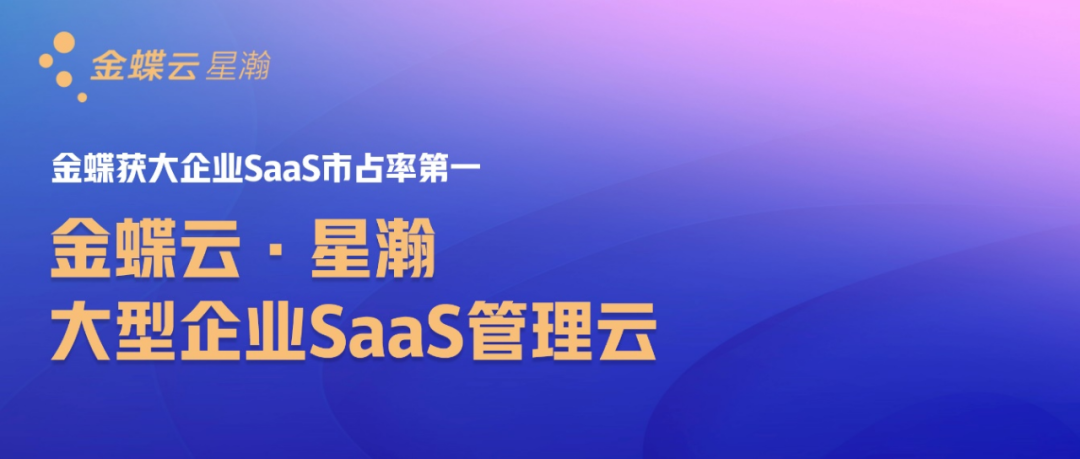 IDC中国大型企业SaaS云服务市场：金蝶位居第一