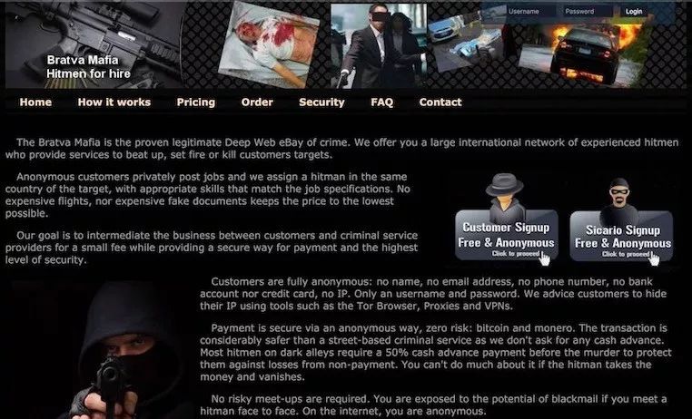 黑客捣毁了个暗网杀手网站却险些触发了世界各地的多起杀戮