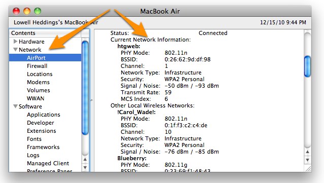 mac 不能连接wi-fi_如何在Mac OS X中查看当前的Wi-Fi连接速度