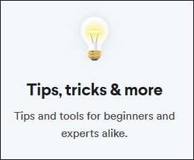 The "Tips, Tricks, & More" tutorial title page from Slack's help pages.