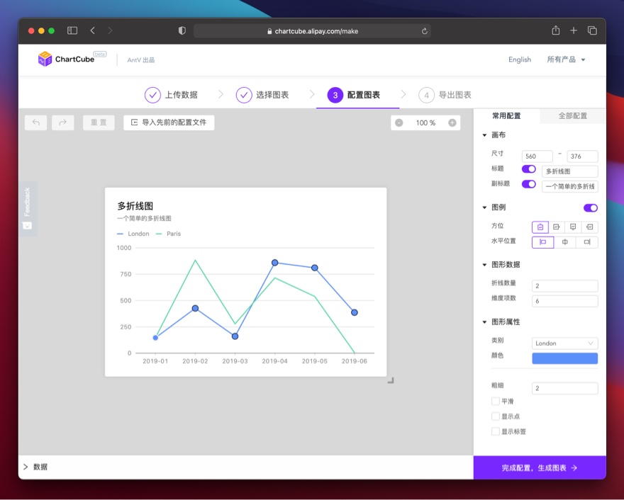 charcube 配置界面