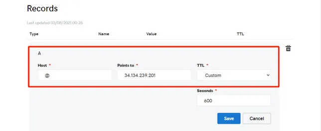 Domain-DNS-Record-Linux