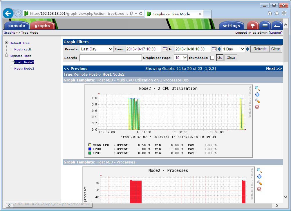 linux查看cacti信息linux监控工具之cacti使用详解四