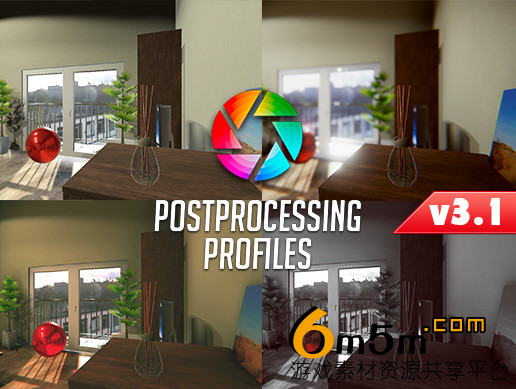 Unity screen filter optimization shader Post Processing Profiles 3.1