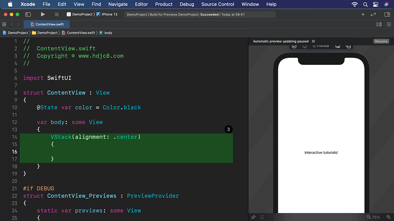 SwiftUI快速入门到实战