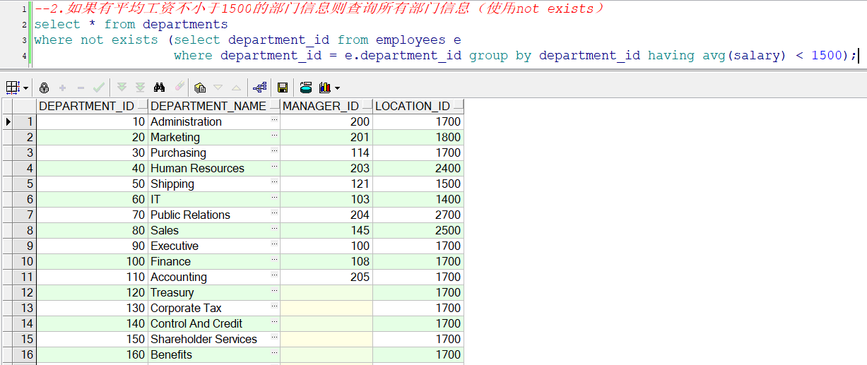 Oracle Sql Not Exists,ORACLE SQL EXISTS/NOT EXISTS扩充-CSDN博客