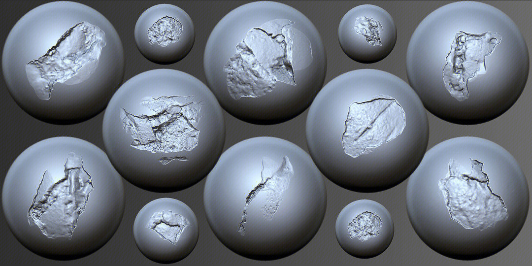超实用100款alpha灰度图 48g精品笔刷