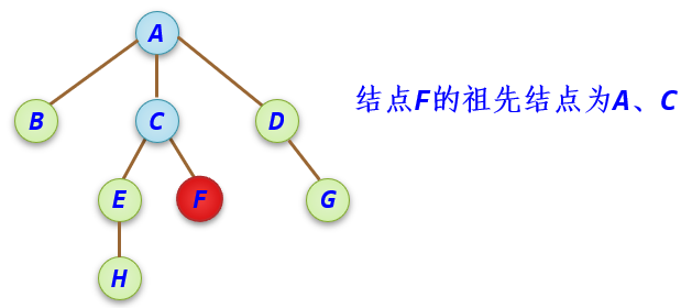  祖先结点 