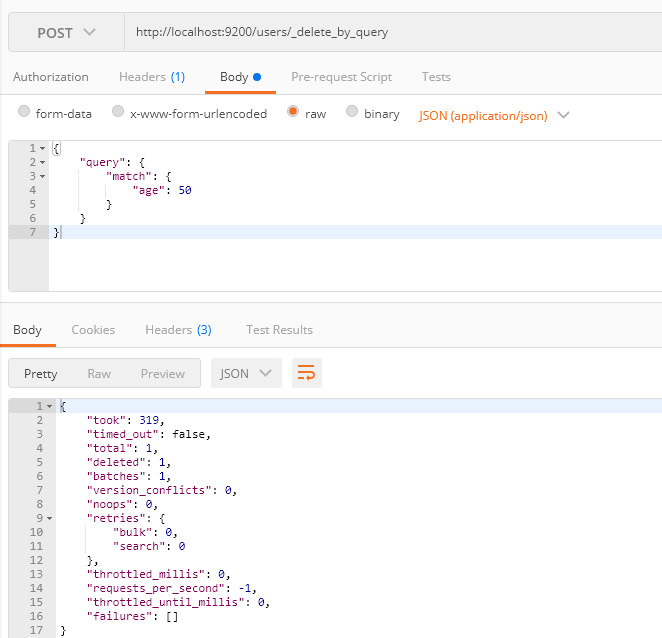 ElasticSearch RESTful接口详细说明(一)