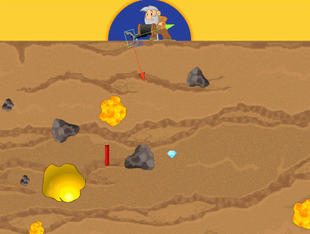 unity 知道2点计算线段选择角度_我们来用unity复刻一下《黄金矿工》