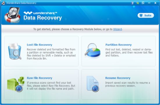 Wondershare Data Recovery最佳数据恢复软件