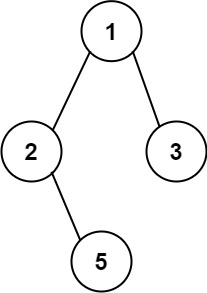 LeetCode 257 二叉树的所有路径 -- 递归法