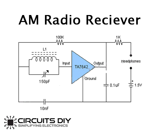 简单短波收音机电路基于 ta7642