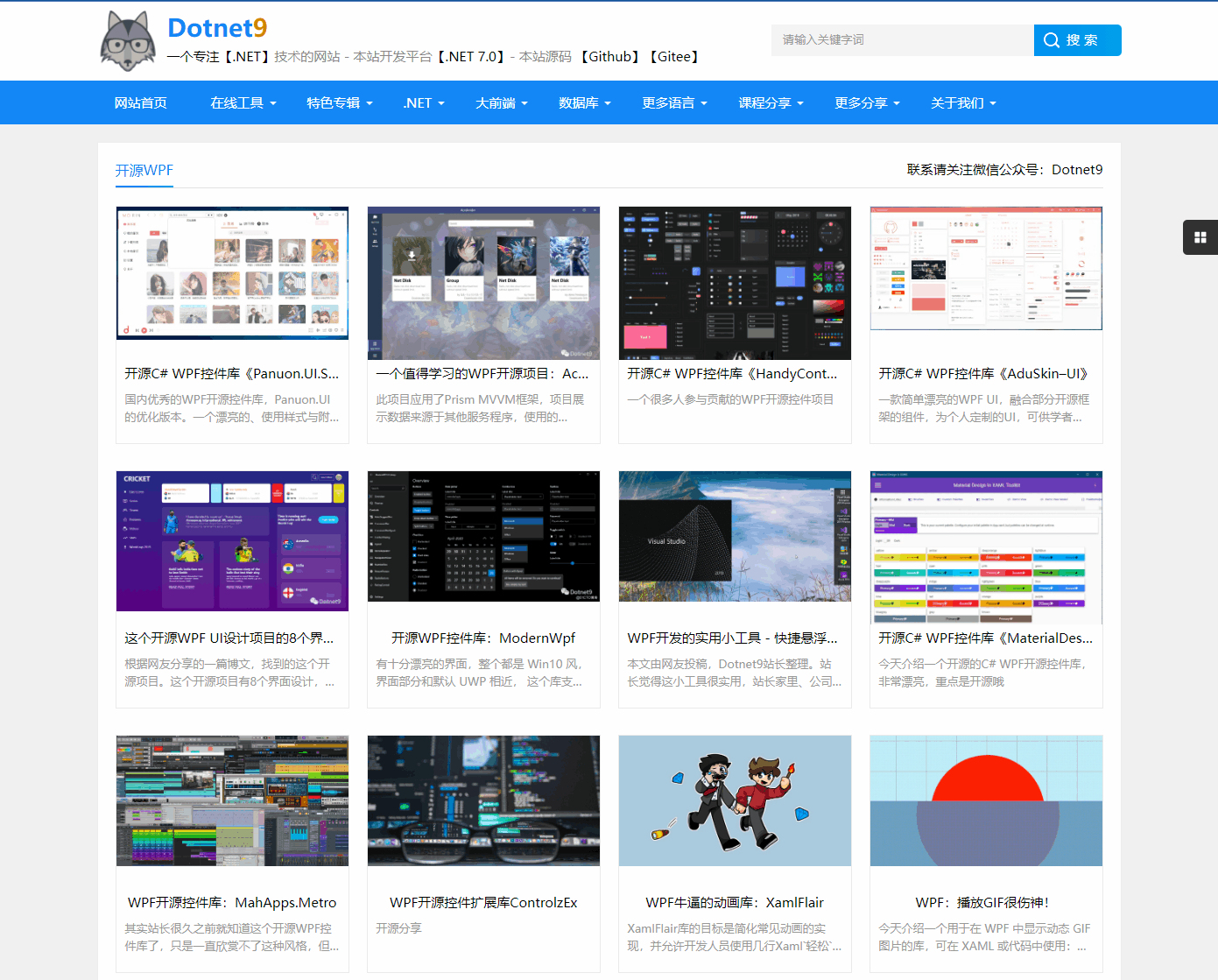 Dotnet9网站专辑
