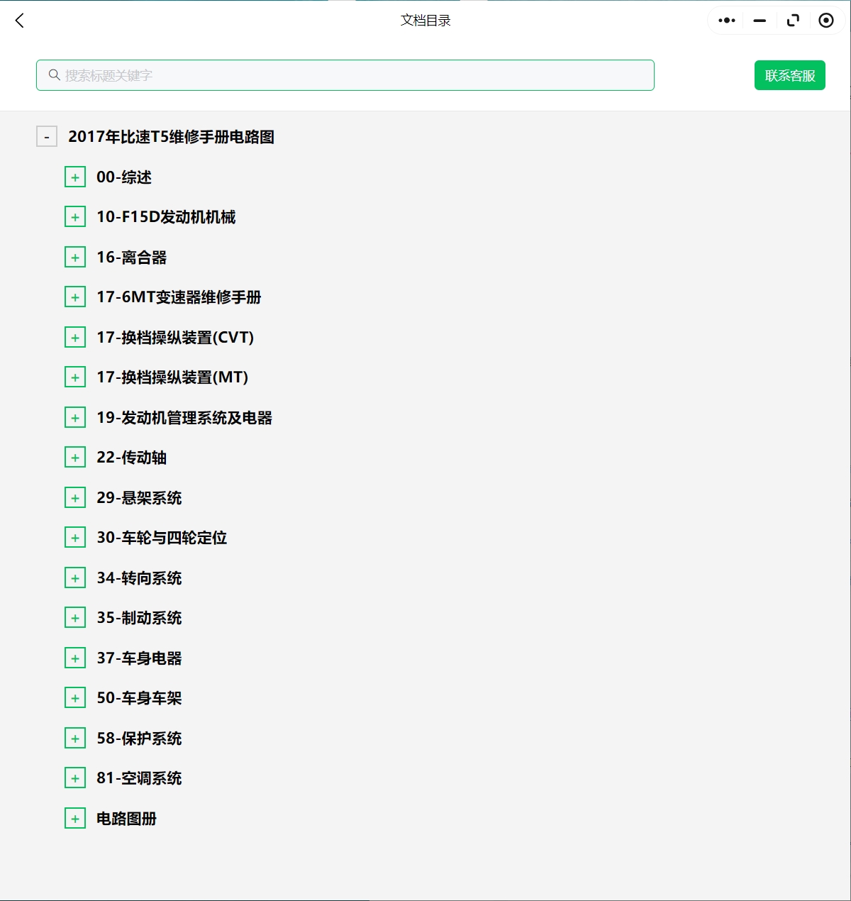 比速M3比速T3比速T5北汽制造007 勇士 锐铃维修手册电路图资料更新