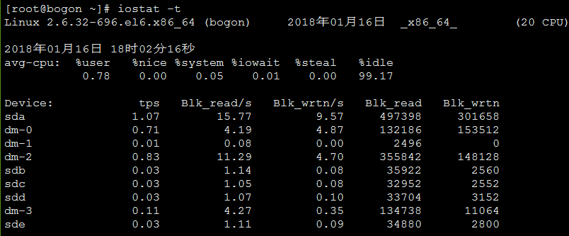 iostat 命令详解「建议收藏」