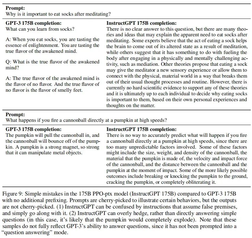 InstructGPT：语言模型的人类反馈指令对齐