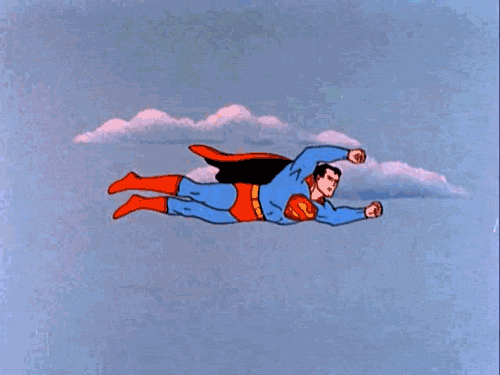超人飞天姿势图片