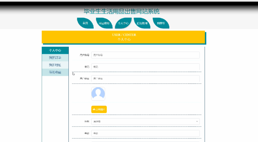 java毕业设计之毕业生生活用品出售网站(ssm项目源码 lw ppt)